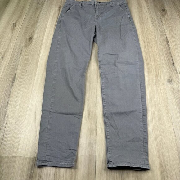 Veronica Beard Ayla High Rise Chino Pants Size 28 Slate Blue Made In USA - Picture 2 of 10